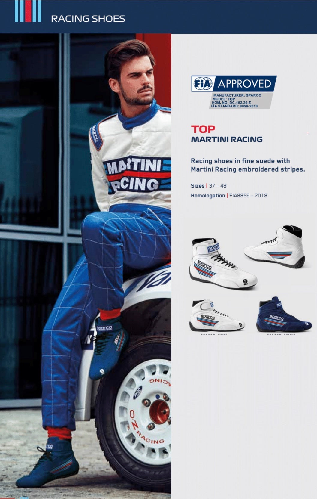 Sparco Martini Racing Shoes