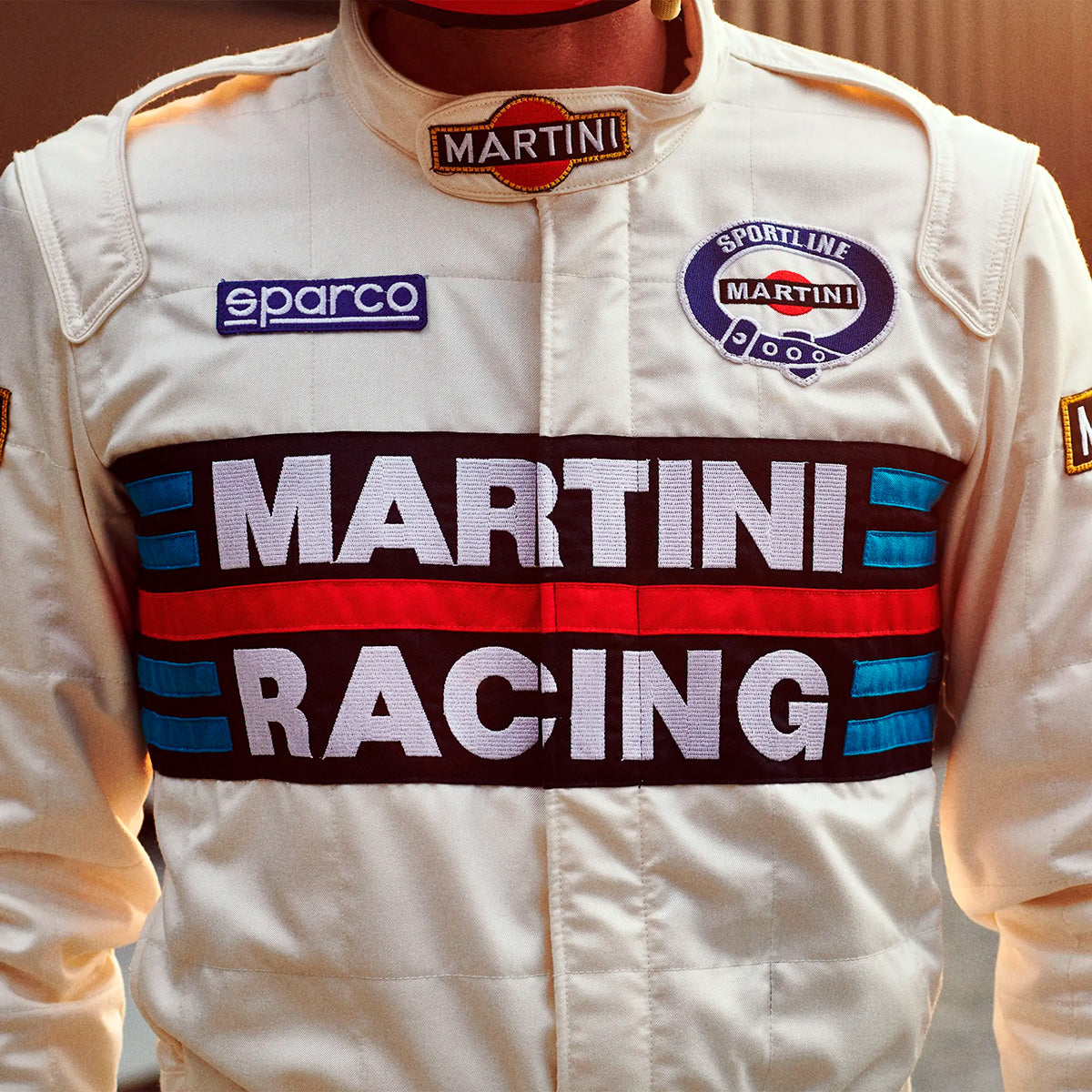 Sparco-Martini-race-suit-Front-Closeup-image