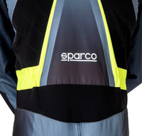 Thumbnail for Sparco-Prime-K-Advanced-Kart-Race-suit-black-grey-discount-offer-deal-best-price-back-closeup-image