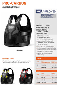 Thumbnail for Sparco-Pro_Carbon_Rib-Protector_Sale_Image