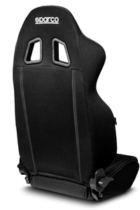 Thumbnail for Sparco-R100-Seat-Black-Back-Image