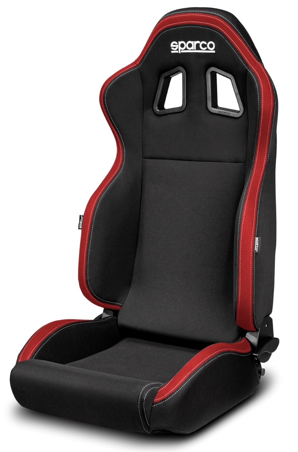 Sparco-R100-Seat-Black/Red-Front-Image