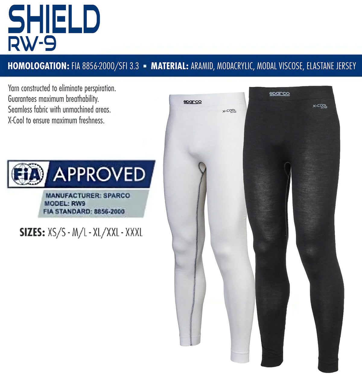 Sparco Shield RW-9 Nomex Pants