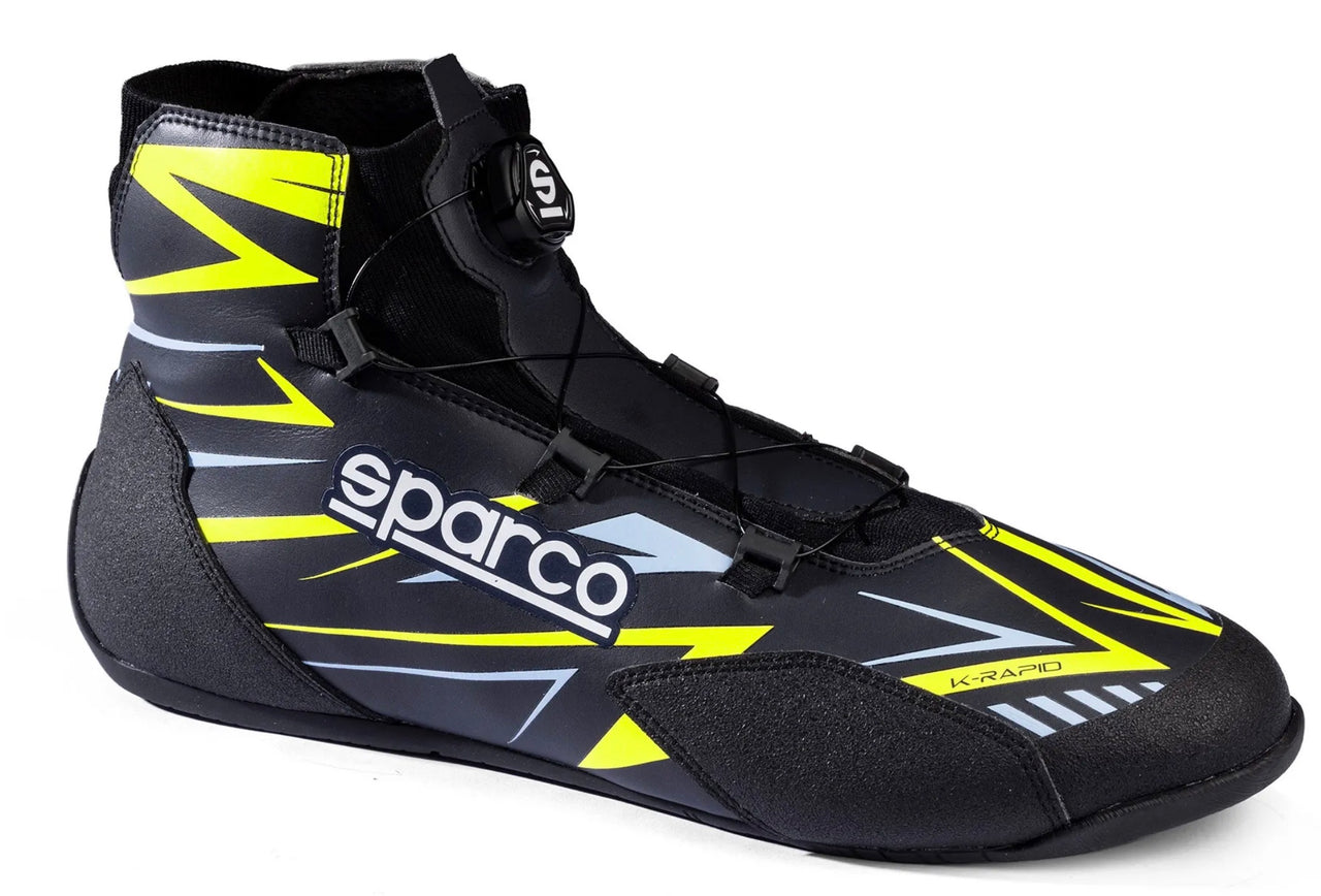 Sparco-Rapid-K-kart-Race-Shoe-sale-discount-best-deal-low-price-deal-Navy_Yellow-Image