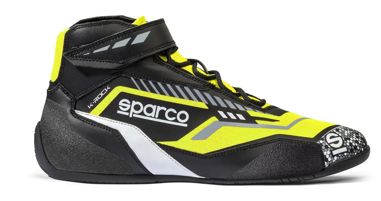 Sparco-Rock-K-kart-Race-Shoe-sale-discount-best-deal-low-price-deal-Black_Yellow-Image