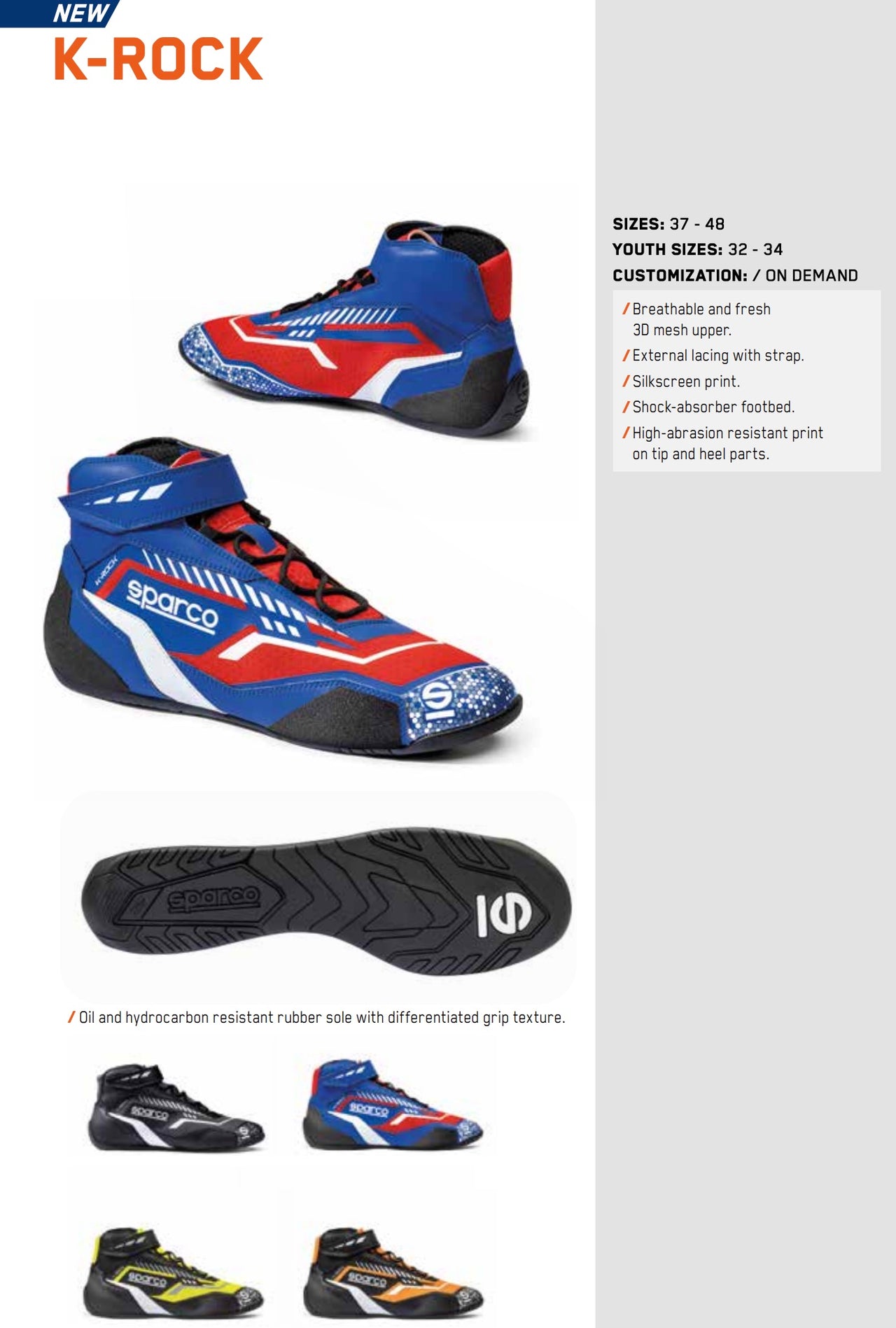 Sparco-Rock-K-kart-Race-Shoe-sale-discount-best-deal-low-price-deal-Sale-Image