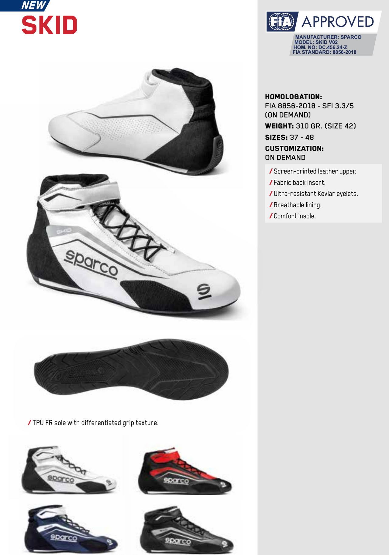 Sparco-Skid-Race-Shoe-low-price-discount-best-deal-instock-Image