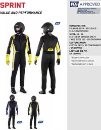 Thumbnail for Sparco Sprint Pro Driver Race Suit