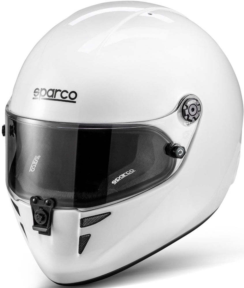 cheapest white motorcycle helmet Sparco Stealth KF Karting Helmet