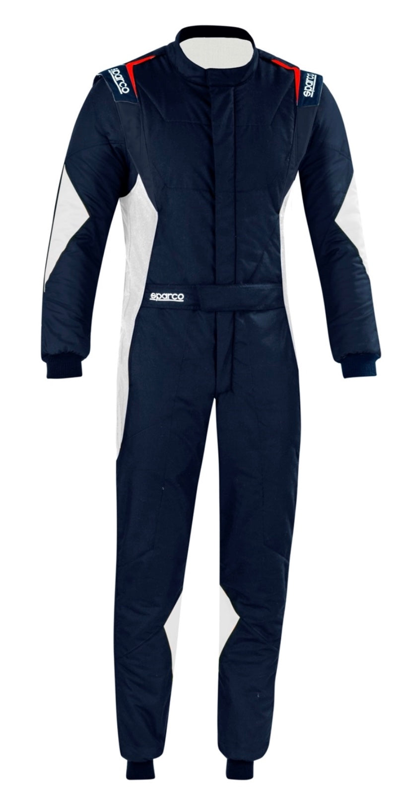 Sparco Superleggera Race Suit Navy White Front Images