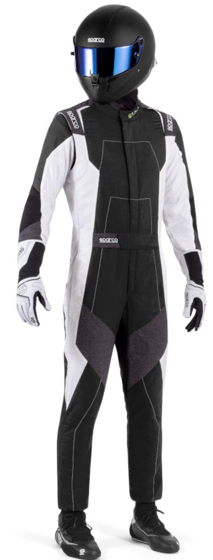 Sparco-X-Light-FE-Race-Suit-Black_White-Front-Image