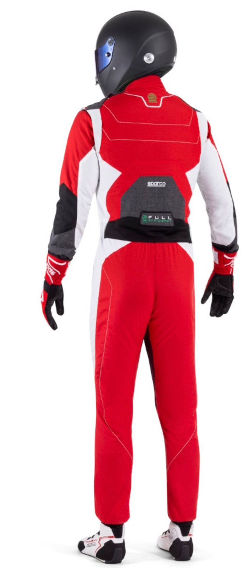 Sparco-X-Light-FE-Race-Suit-Red-White-Rear-Image