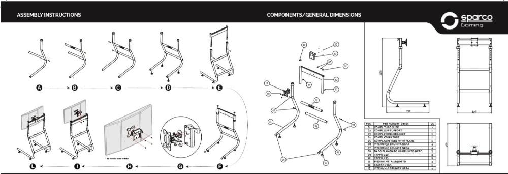 Sparco-monitor-stand-assembly-image