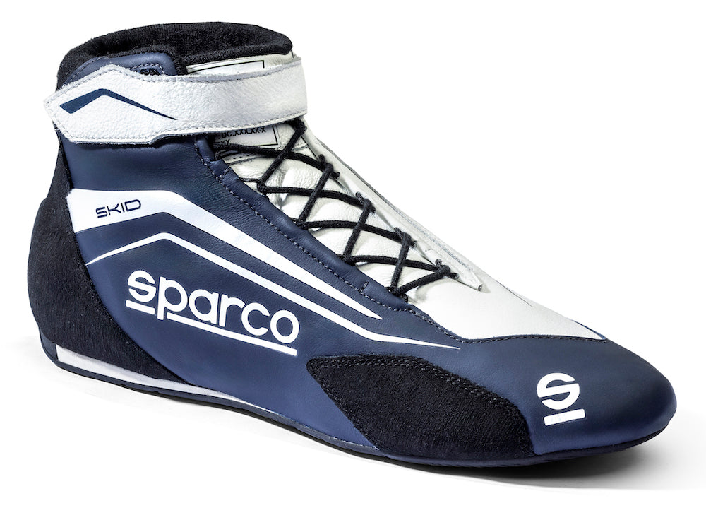 Sparco-skid-Blue_White-Race-Shoe-BRB0004B0_Side-Profile-image