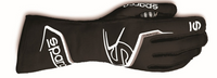 Thumbnail for Sparco Arrow-K Kart Racing Glove - Black / White 002557NRBI Front Image