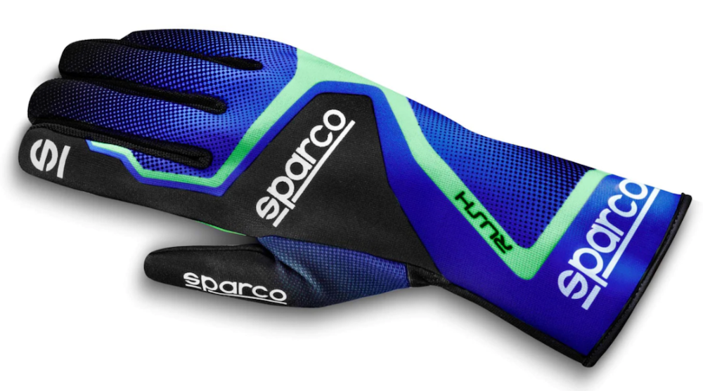 Sparco 00255610GRNR Rush 2020 Karting-handschoenen, grijs/zwart, 10 Sparco 00255610GRNR Rush 2020 Karting-handschoenen, grijs/zwart, 10