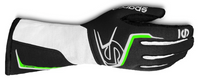 Thumbnail for Sparco Tide-K Kart Racing Glove - Black / Green 00286NRVFF Front Image