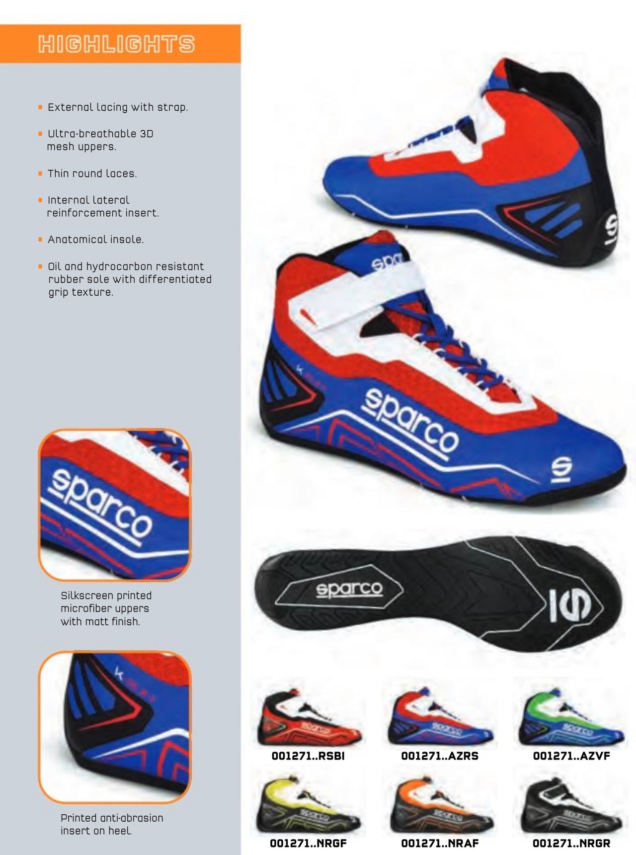 Sparco_K-RUN_Kart_Racing_Shoe_Image