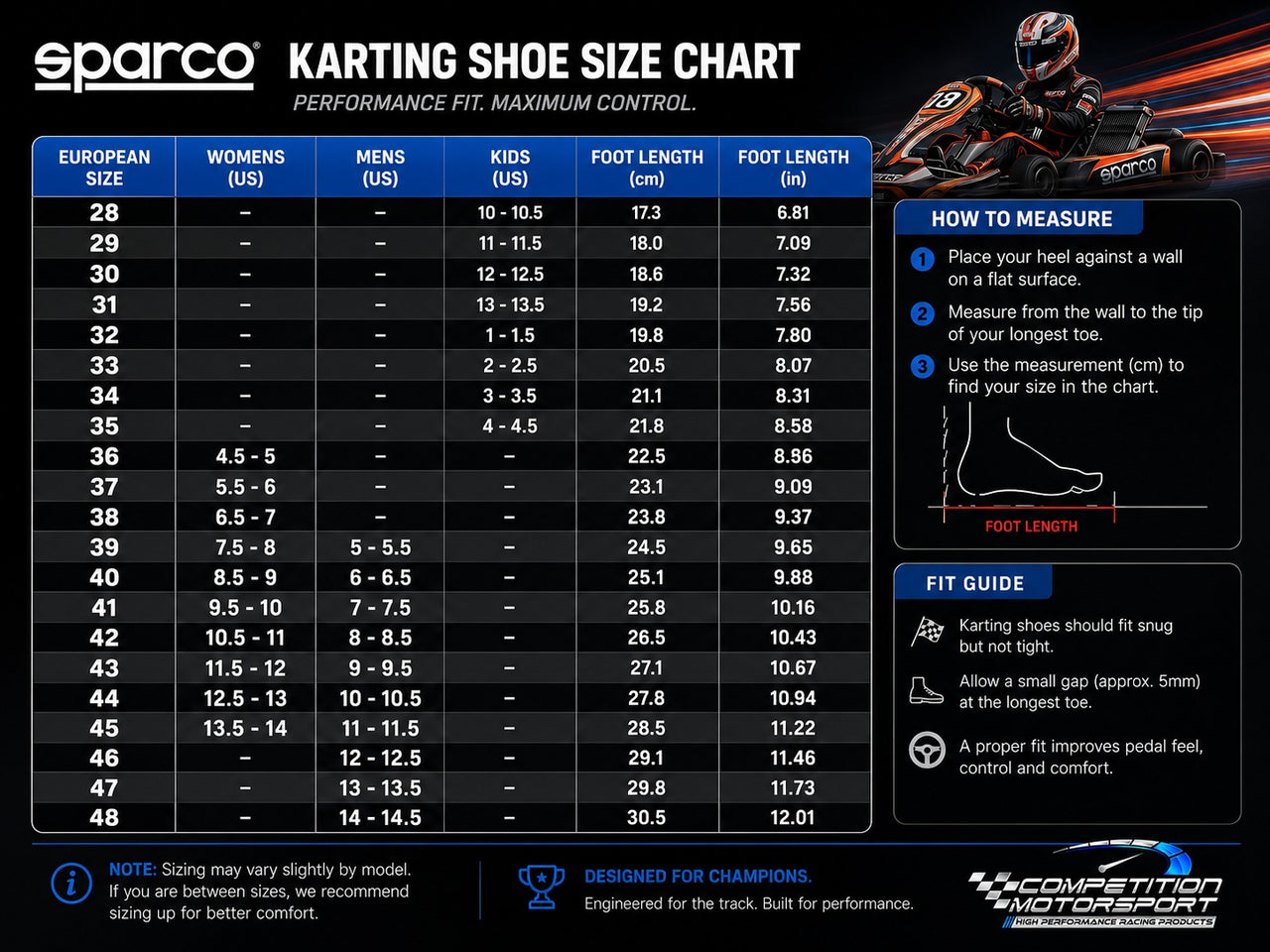 Sparco K-Rock Kart Racing Shoe