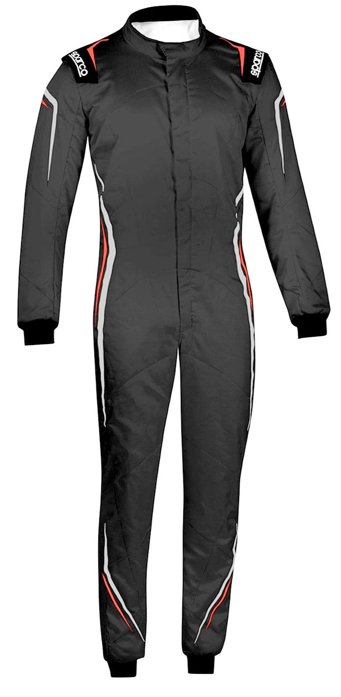 Sparco Prime Race Suit Black Front Image
