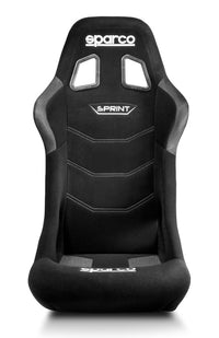 Thumbnail for Sparco Sprint Race seat BRR0003B0K0100N Black Front Image