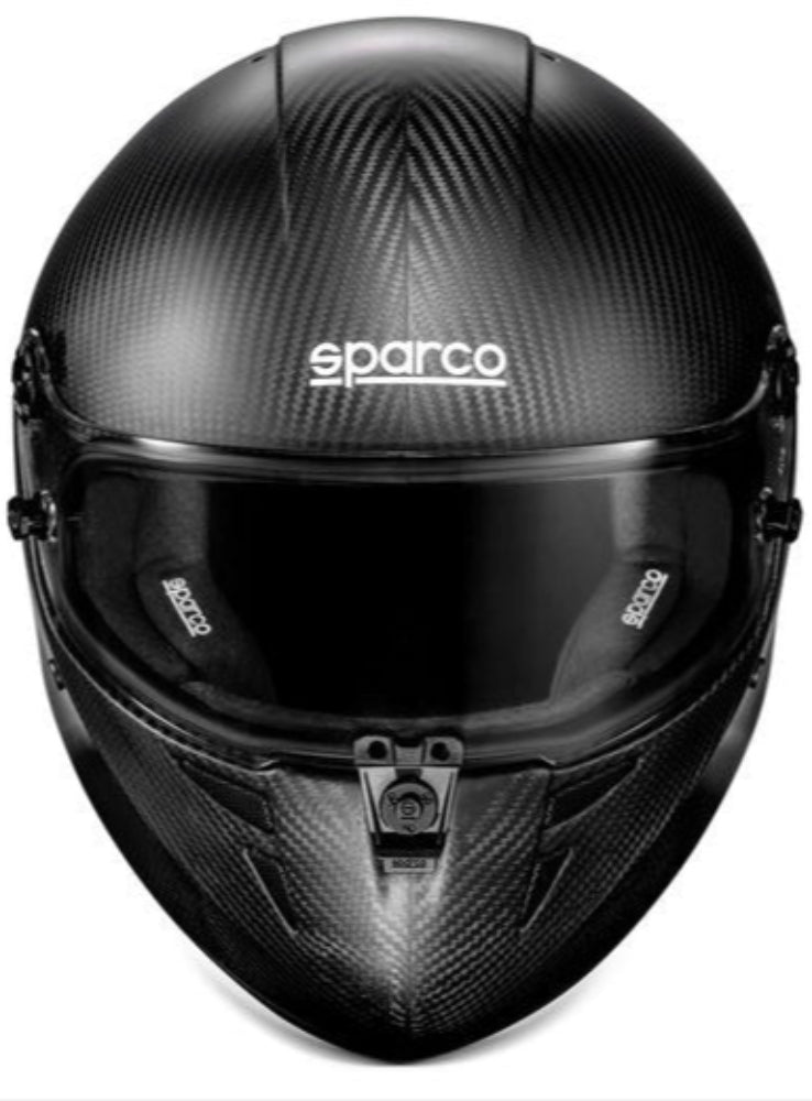 Sparco_Stealth_Carbon_Karting_Helmet_direct front view -Image