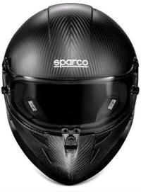 Thumbnail for Sparco_Stealth_Carbon_Karting_Helmet_direct front view -Image