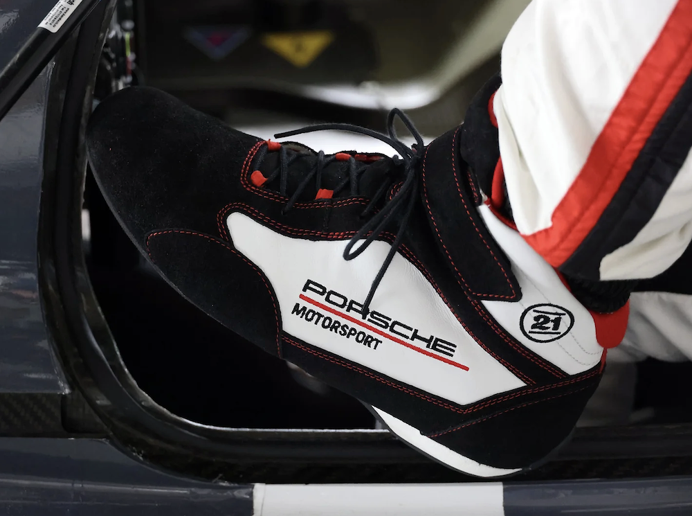 Stand21 Porsche Motorsport Daytona 3 Racing Shoe (FIA 8856-2018) Action 1 Image