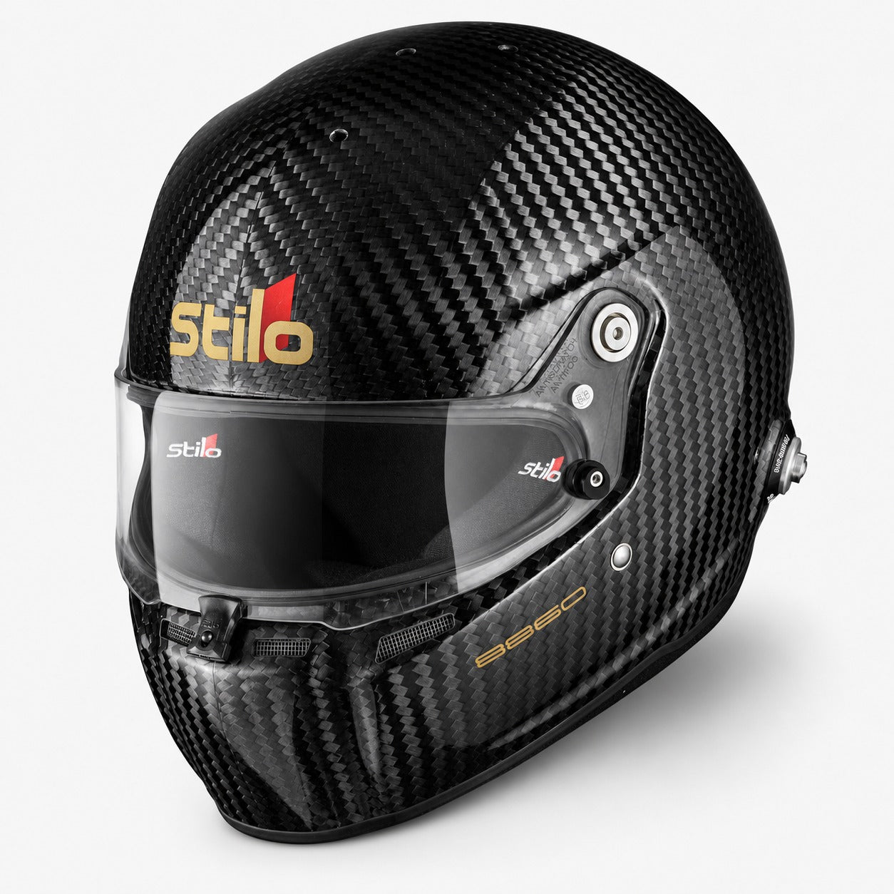 Stilo ST5 FN Zero 8860-2018 ABP carbon racing helmet angled left front profile-image