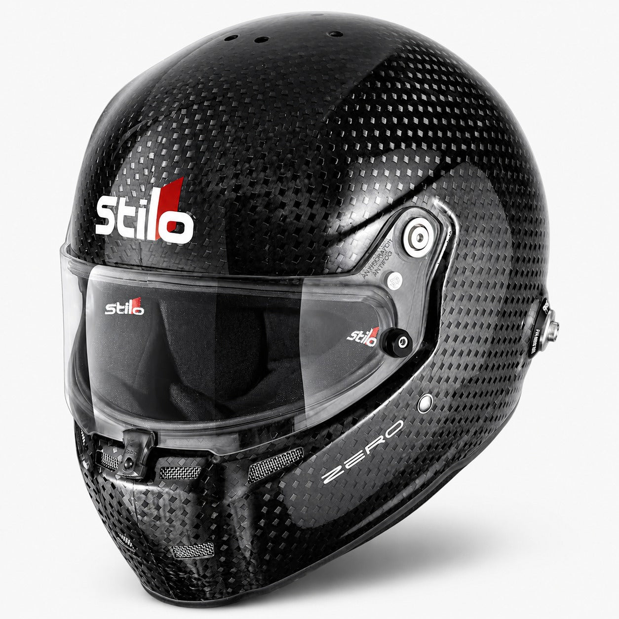 Stilo ST5 FN Zero 8860-2018 carbon fiber racing helmet left front product view-image