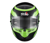 Thumbnail for Stilo ST6 CMR Carbon Lite Green carbon fiber karting helmet built for high-impact protection