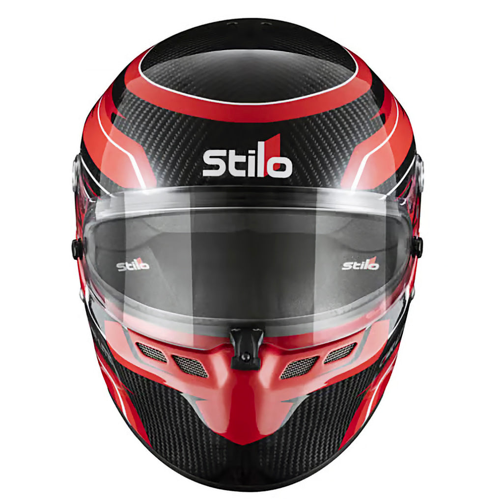 custom red motorcycle helmets ST6 CMR Carbon Lite