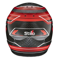 Thumbnail for Stilo ST6 CMR Carbon Lite Kart Racing Helmet Red Graphic | Snell-FIA CMR-2016