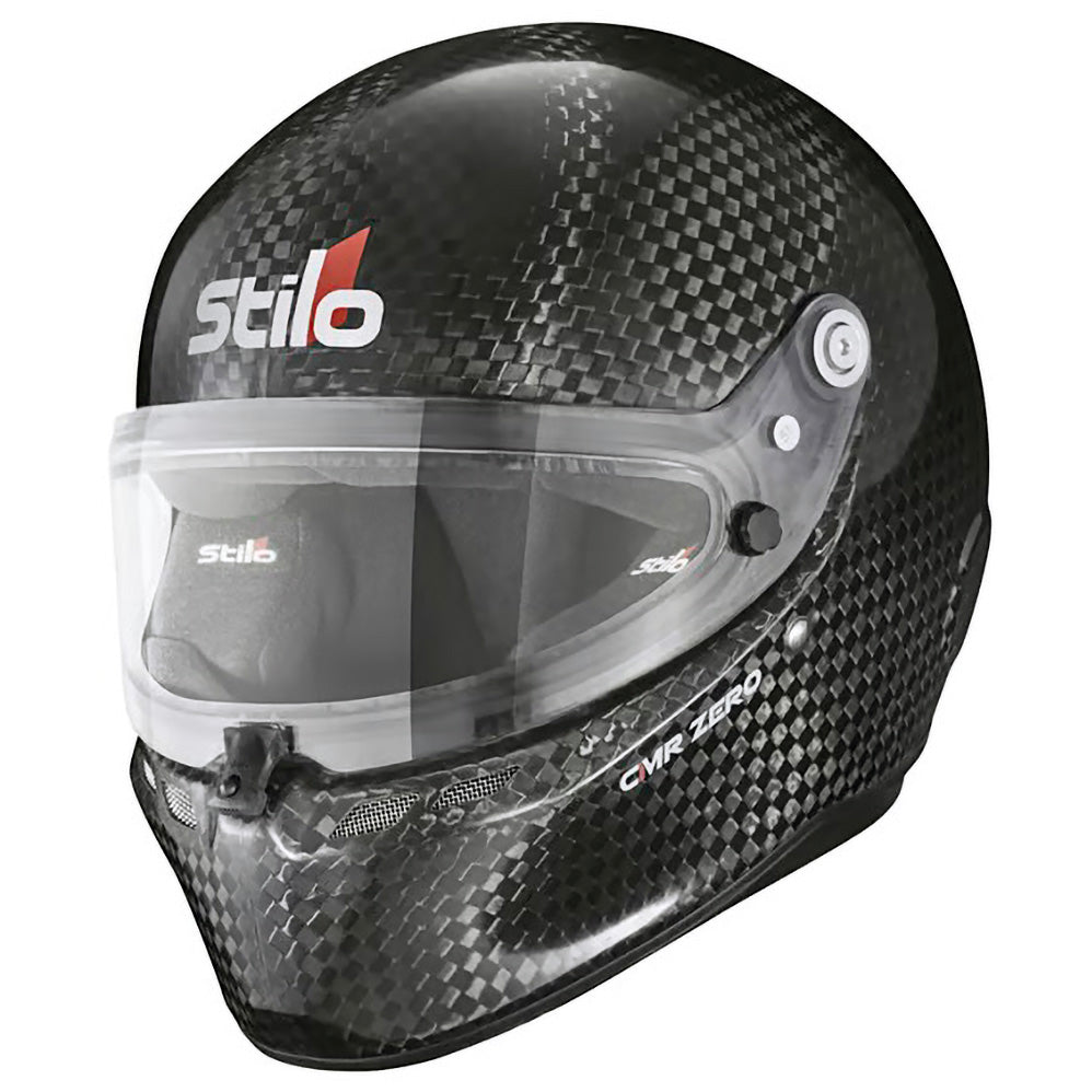 Stilo ST6 CMR Carbon Zero karting helmet with ultra-lightweight carbon shell and FIA CMR approval