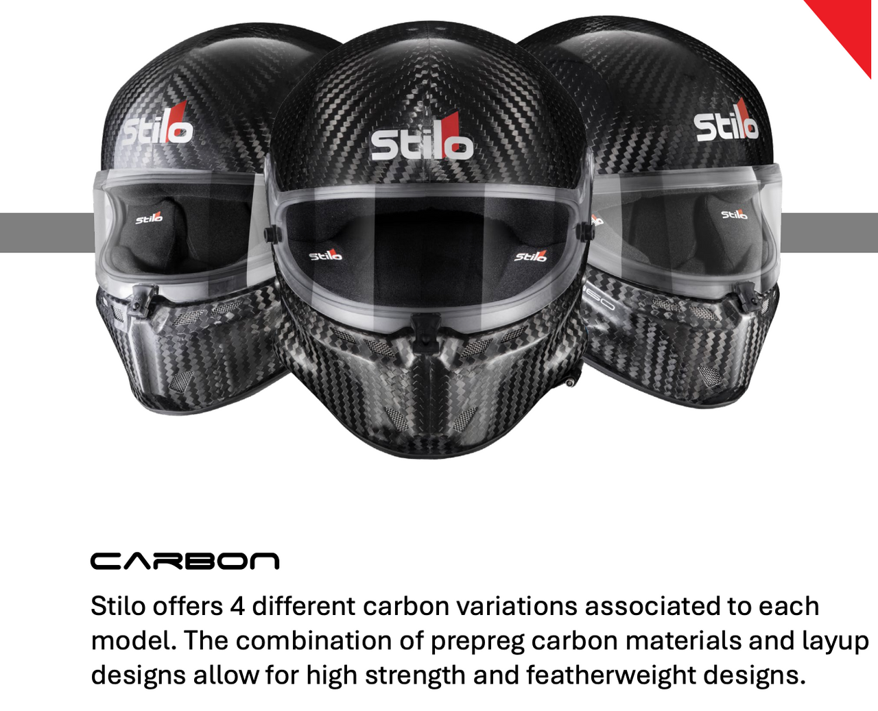 featherweight motorcycle helmets Stilo AA0810AG1R55