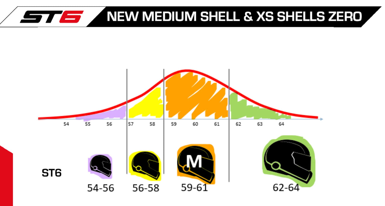 bell helmet chart size Stilo ST6 FN 8860-2018 Carbon Fiber Helmet @ Competition Motorsport