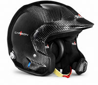 Thumbnail for Stilo Venti4 WRC Carbon Fiber SA2025 racing helmet angled front side product view-image