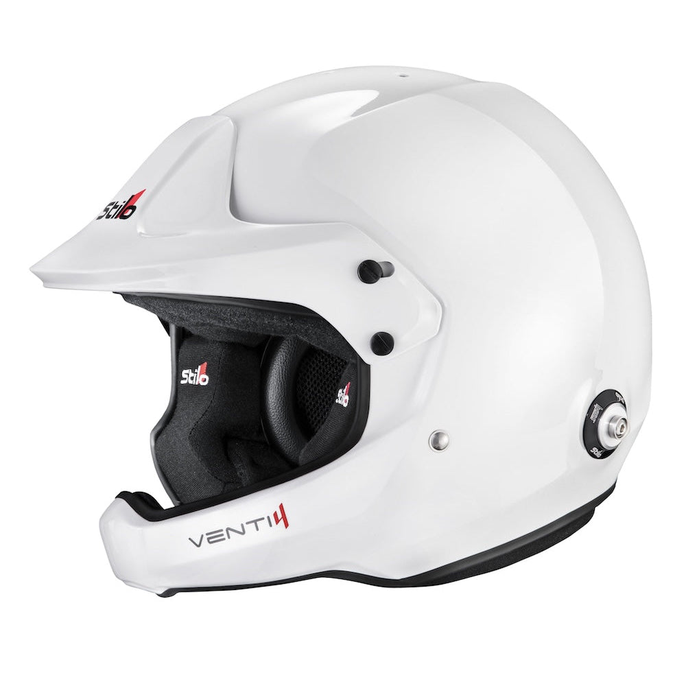Stilo Venti4 WRC Composite White SA2025 FIA 8859 rally helmet right side profile-image