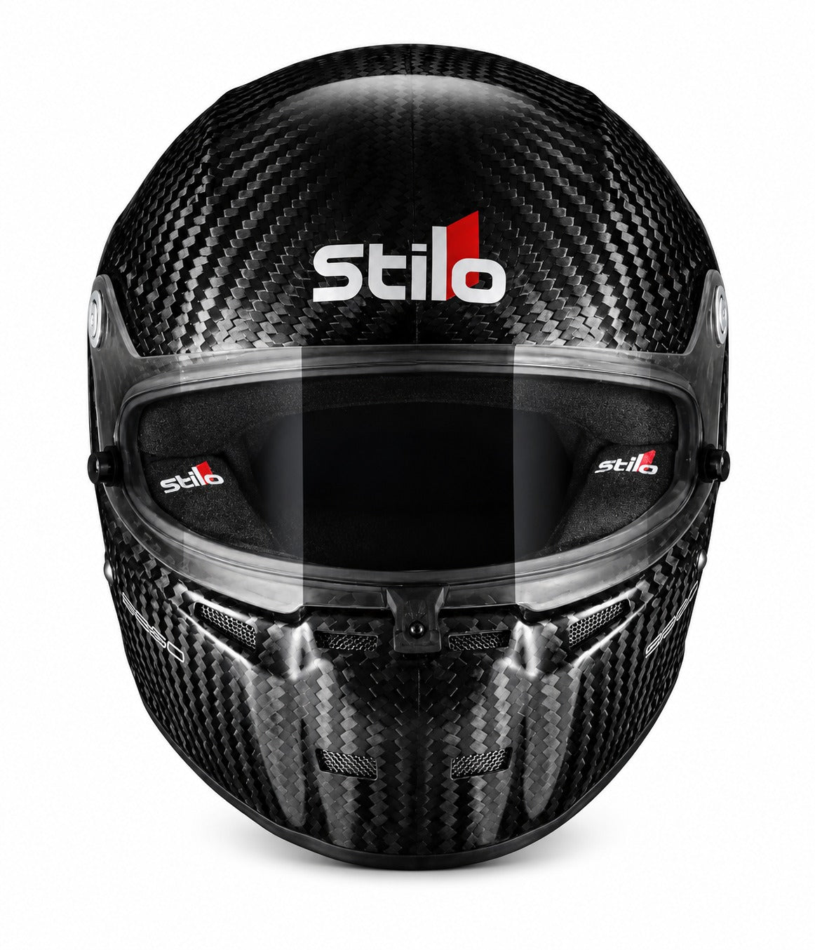 Stilo Helmets ST5 FN 8860-2018 carbon racing helmet centered front view-image