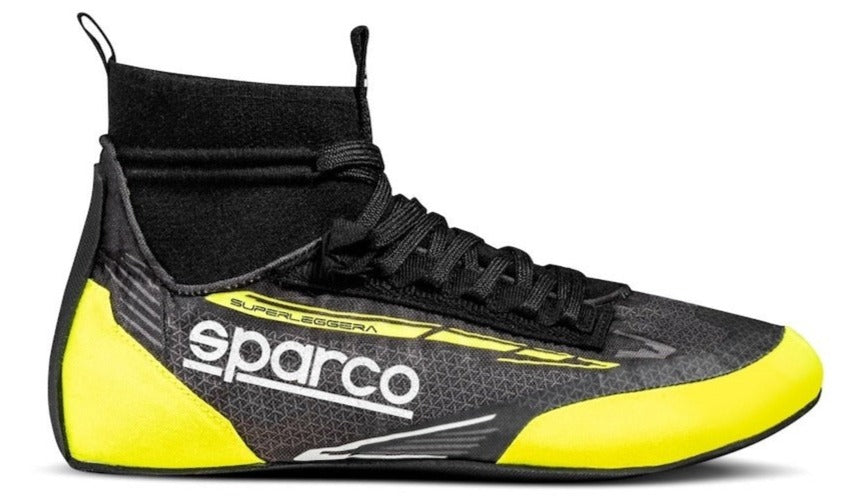 Sparco Superleggera Racing Shoes showcasing sleek design and advanced materials, ideal for motorsport enthusiasts Image