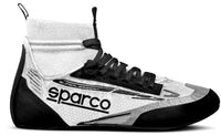 Thumbnail for Side view of the Sparco Superleggera Racing Shoes, emphasizing its aerodynamic design and fit for high-speed track performance