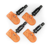 4-Pack TPMS Sensors For 2017-2019 Chevrolet Corvette C7 – 433 MHz, Black Valve Stems, OEM 13581560 / 13598775