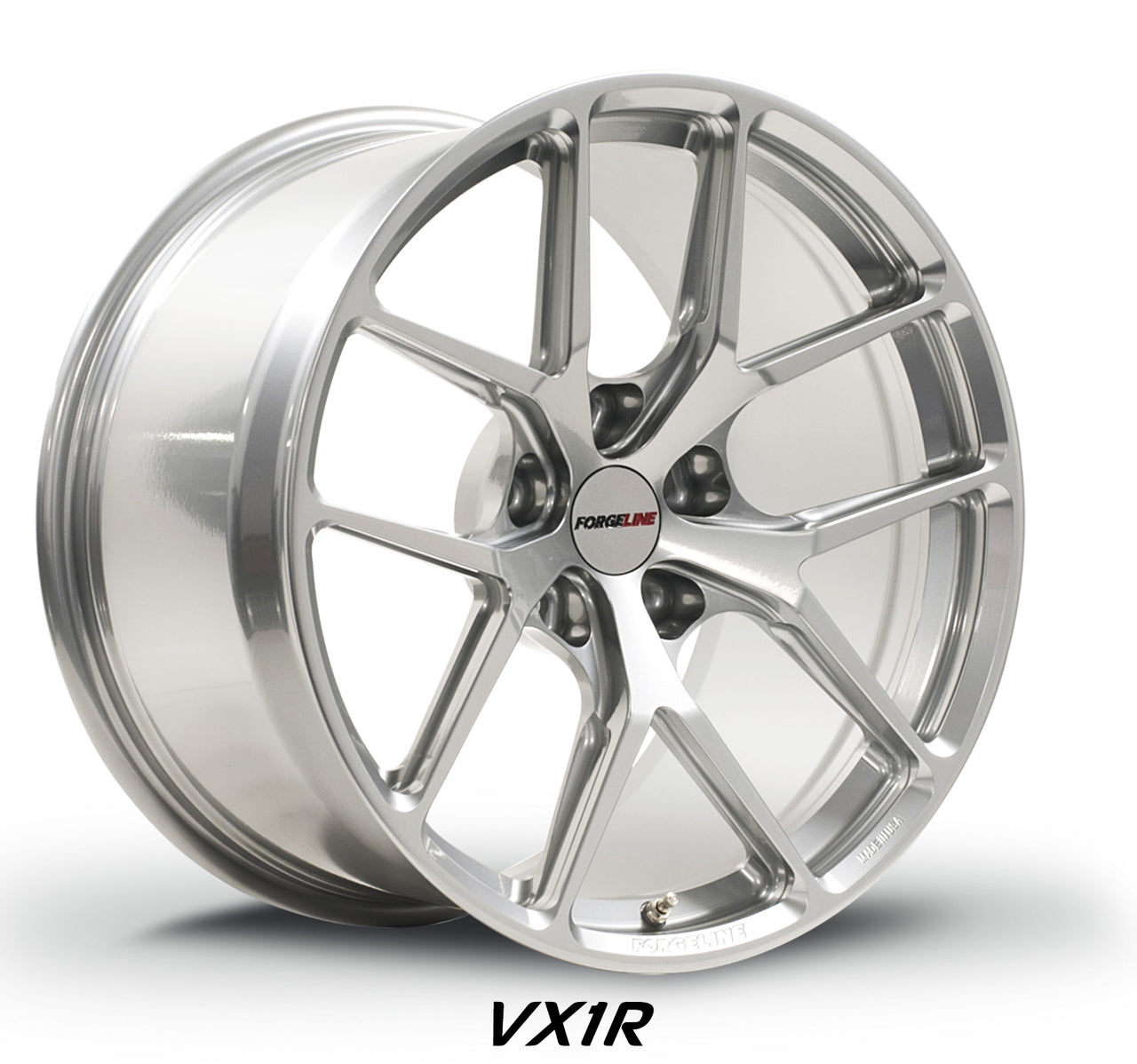 Forgeline VX1R Motorsport Series racing wheel in Polished Silver strong light fast!