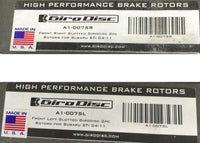 Thumbnail for A1-007 Girodisc 2pc Front Brake Rotors (Subaru STI 2004+) - Competition Motorsport