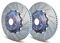 Thumbnail for A1-022DS Girodisc 2pc Front Brake Rotors (Drilled & Slotted) - Competition Motorsport