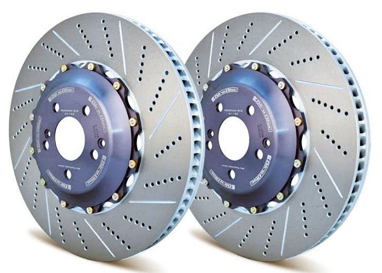 A1-022DS Girodisc 2pc Front Brake Rotors (Drilled & Slotted) - Competition Motorsport