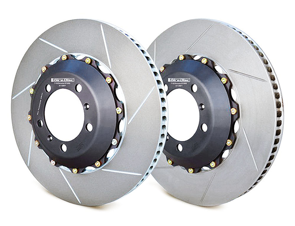 A2-272 Girodisc 2pc Rear Brake Rotors (OEM Steel) Porsche 992 GT3RS 718 GT4RS - Competition Motorsport