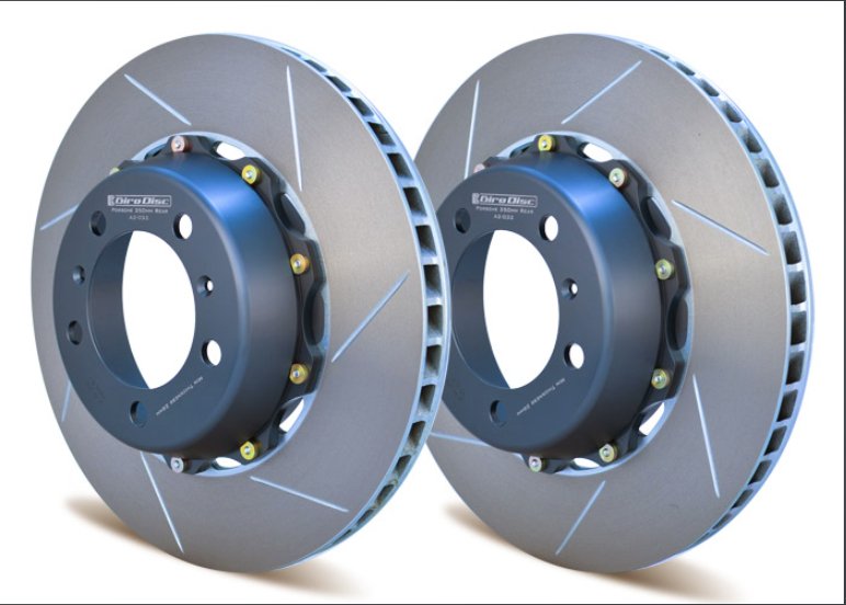 A2-032 Girodisc 2pc REAR Brake Rotors (350mm) - Competition Motorsport