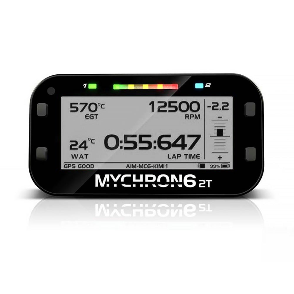 AiM Sports MyChron6 2T Dual-Temp Karting Dash and Data Logger