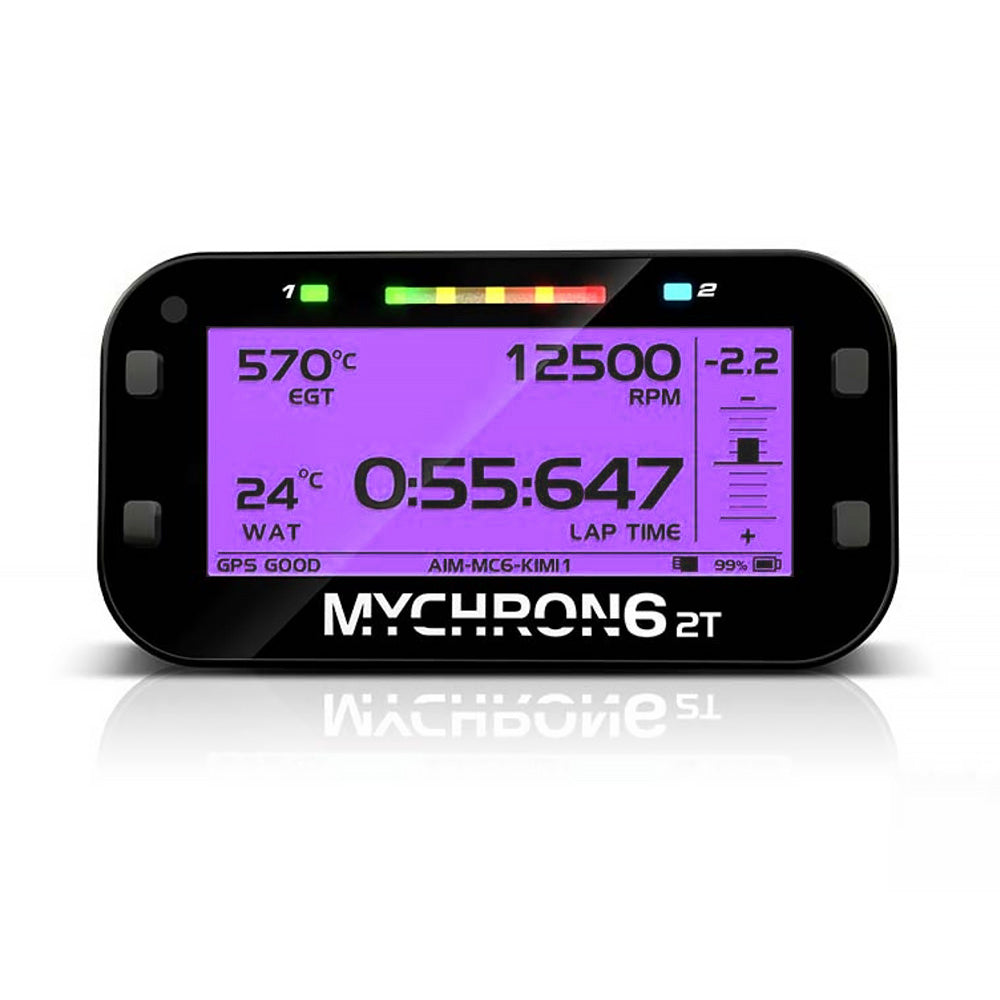 AiM Sports MyChron6 2T Dual-Temp Karting Dash and Data Logger